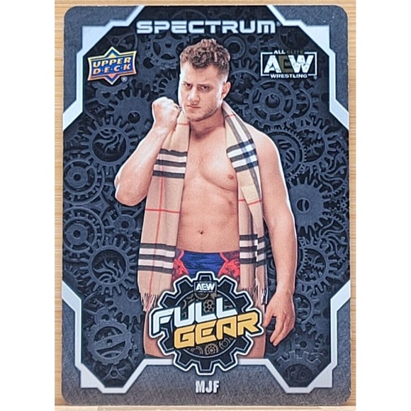 2021 UPPER‎ DECK AEW SPECTRUMMJFFULL GEAR METAL CARD SP